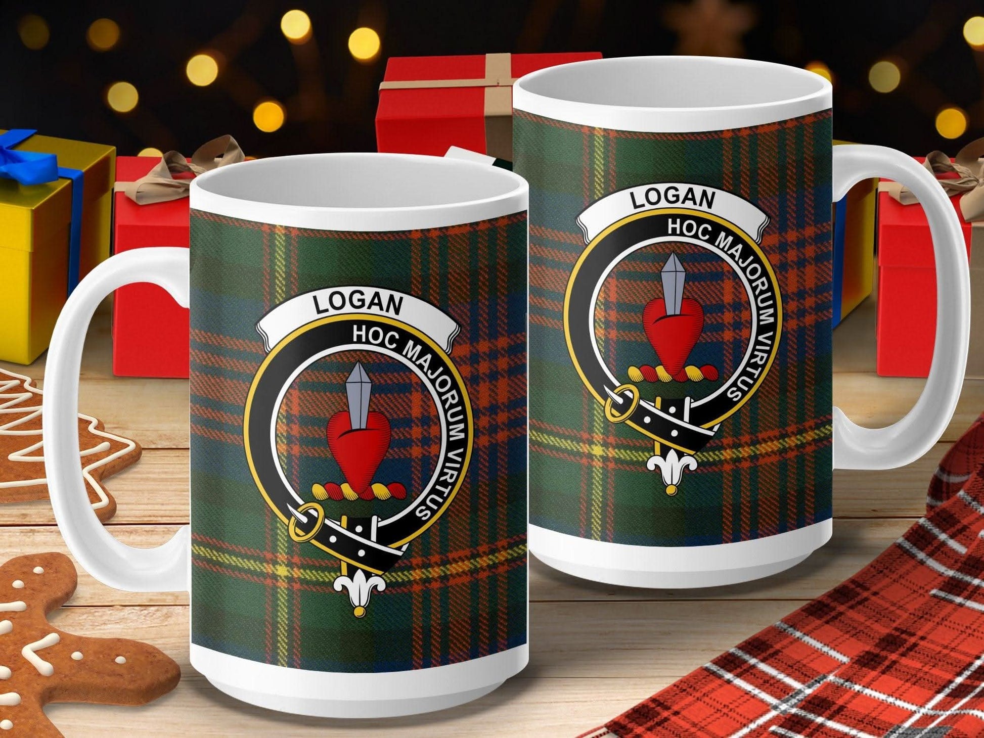 Logan Clan Crest Tartan Pattern Coffee Mug product