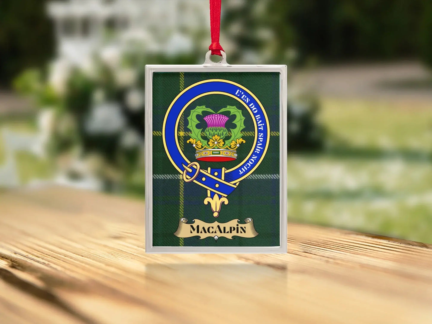 MacAlpin Family Crest Scottish Clan Badge product