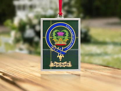 MacAlpin Family Crest Scottish Clan Badge product