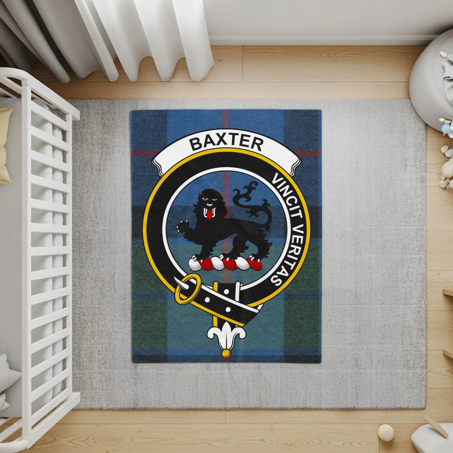 Baxter Vincit Veritas Crest Family Plaque product