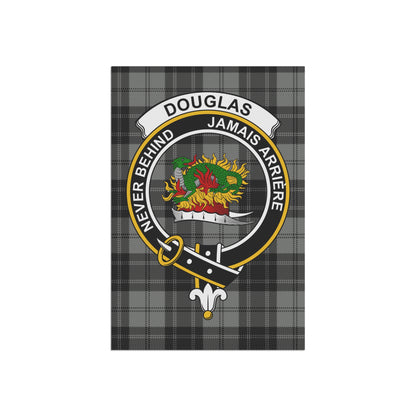 Douglas Clan Scottish Tartan Crest Garden Flag