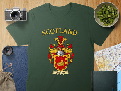 Scotland Chisholm Crest Green Graphic Tee product type