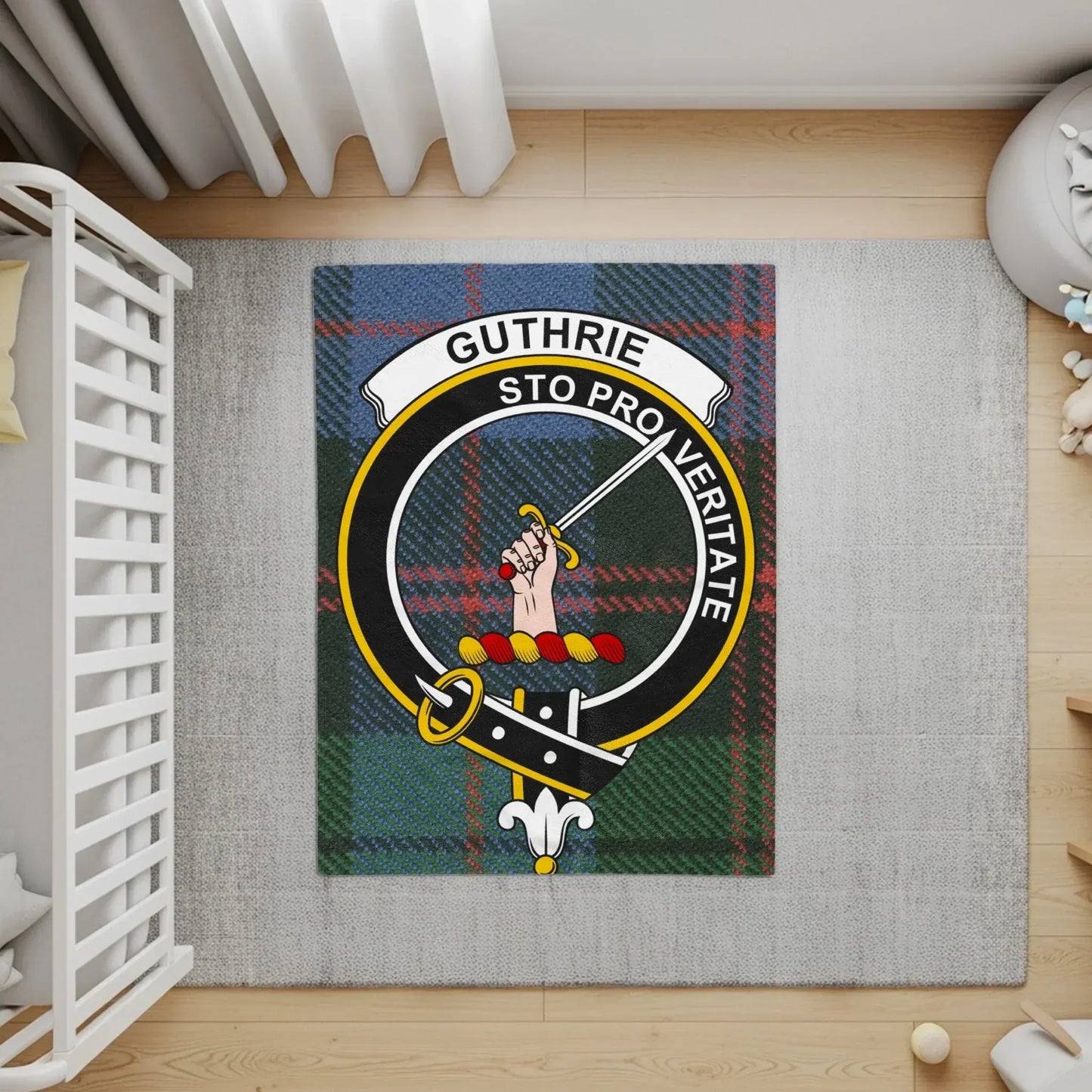 Guthrie Sto Pro Veritate Emblem Design Rug product