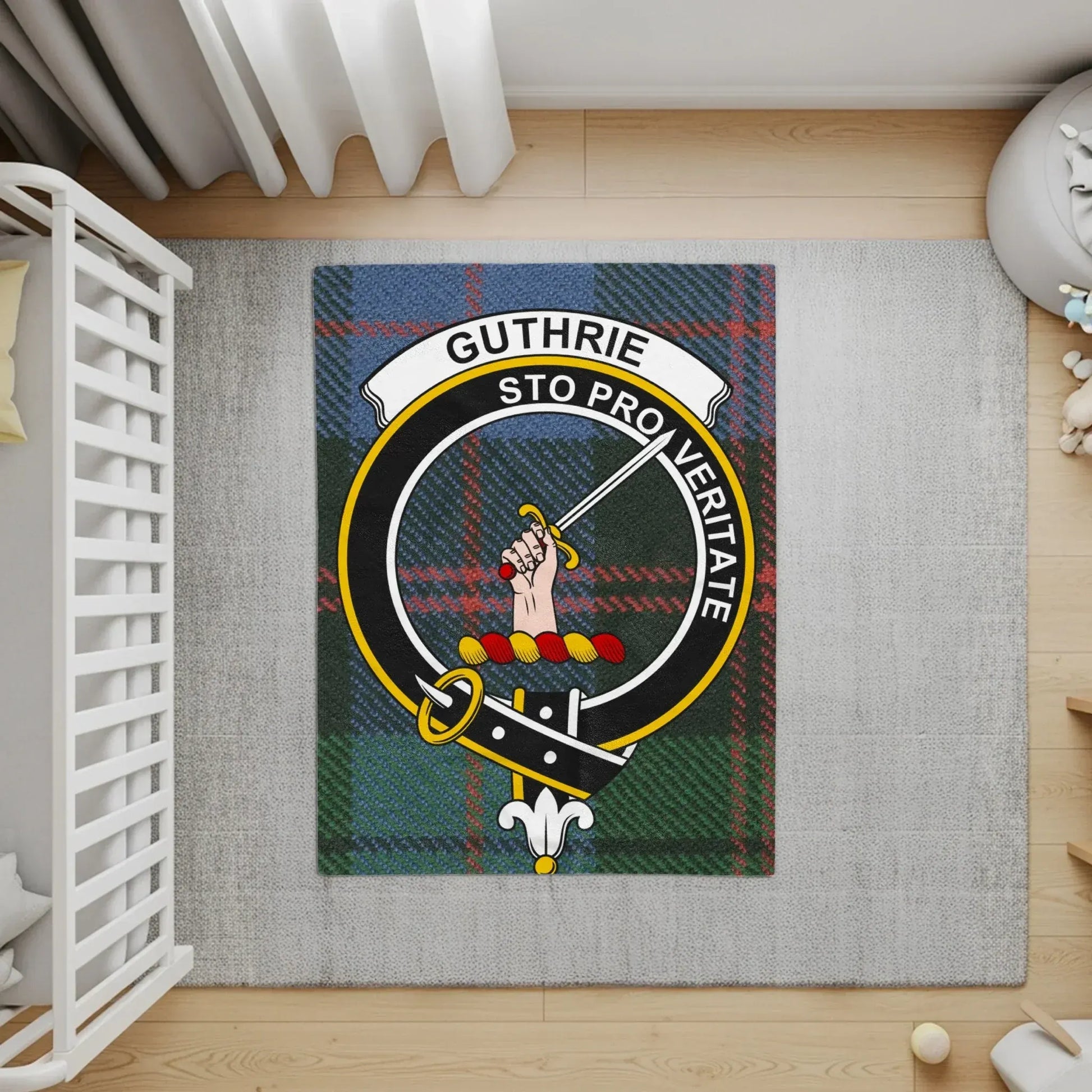 Guthrie Sto Pro Veritate Emblem Design Rug product
