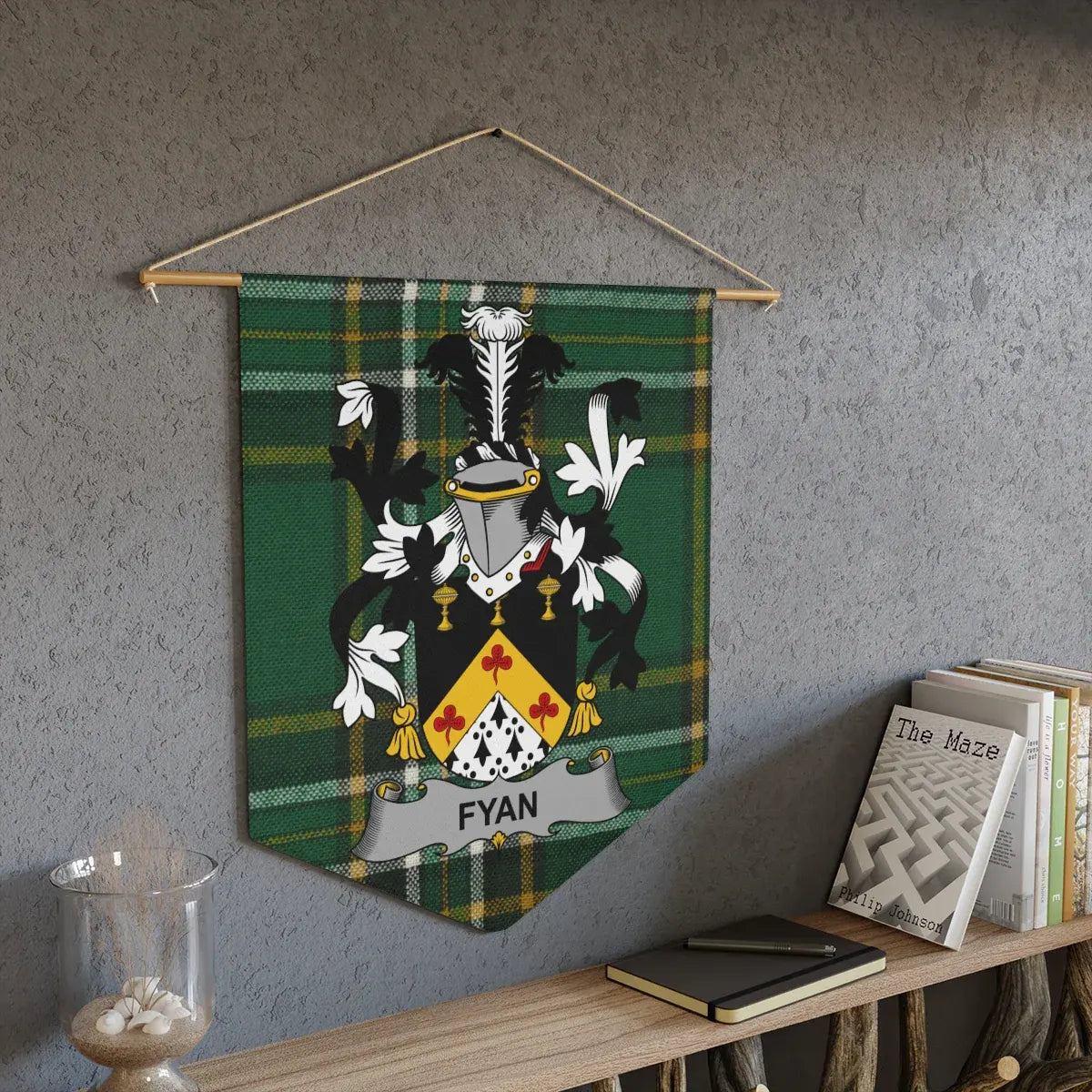 Personalized Heraldry Family Crest Tapestry product type