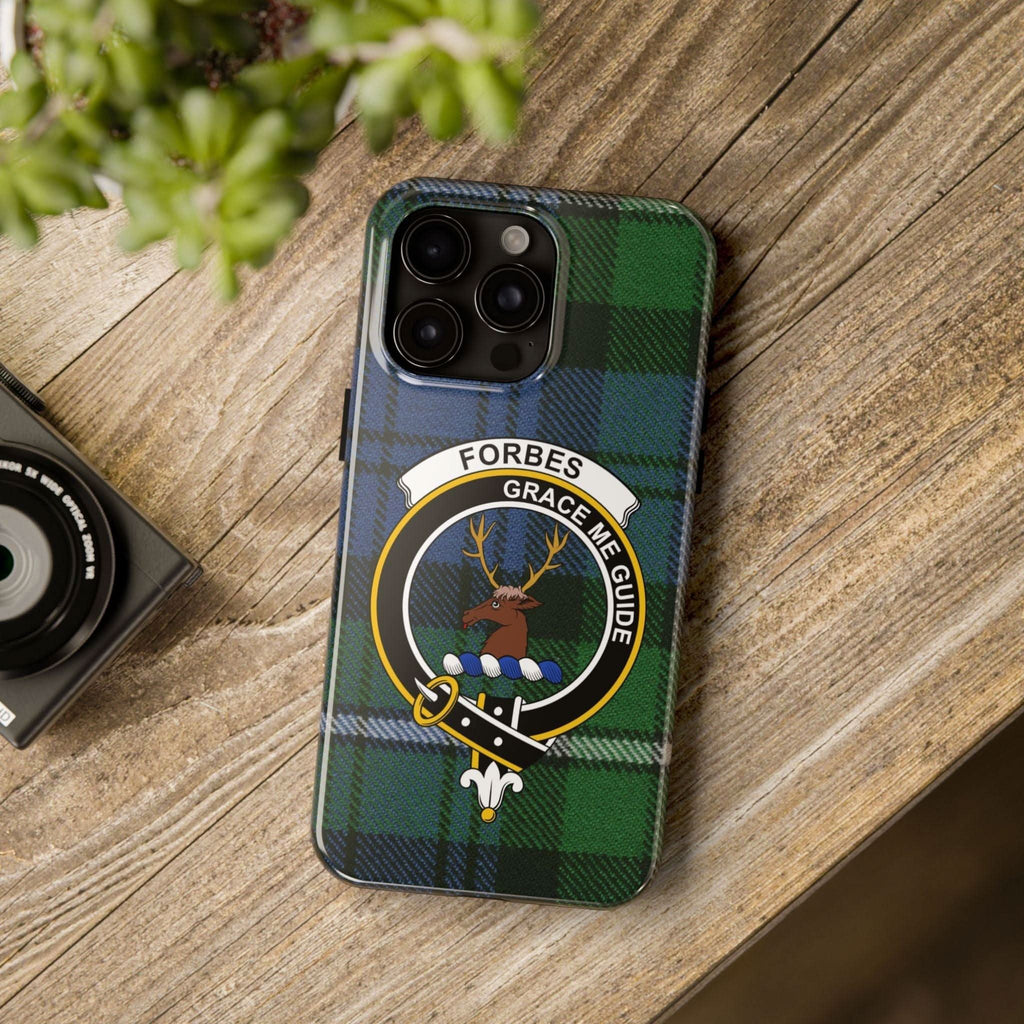 Forbes Clan Scottish Tartan Cell Phone Case - Celtic Ancestry Gifts