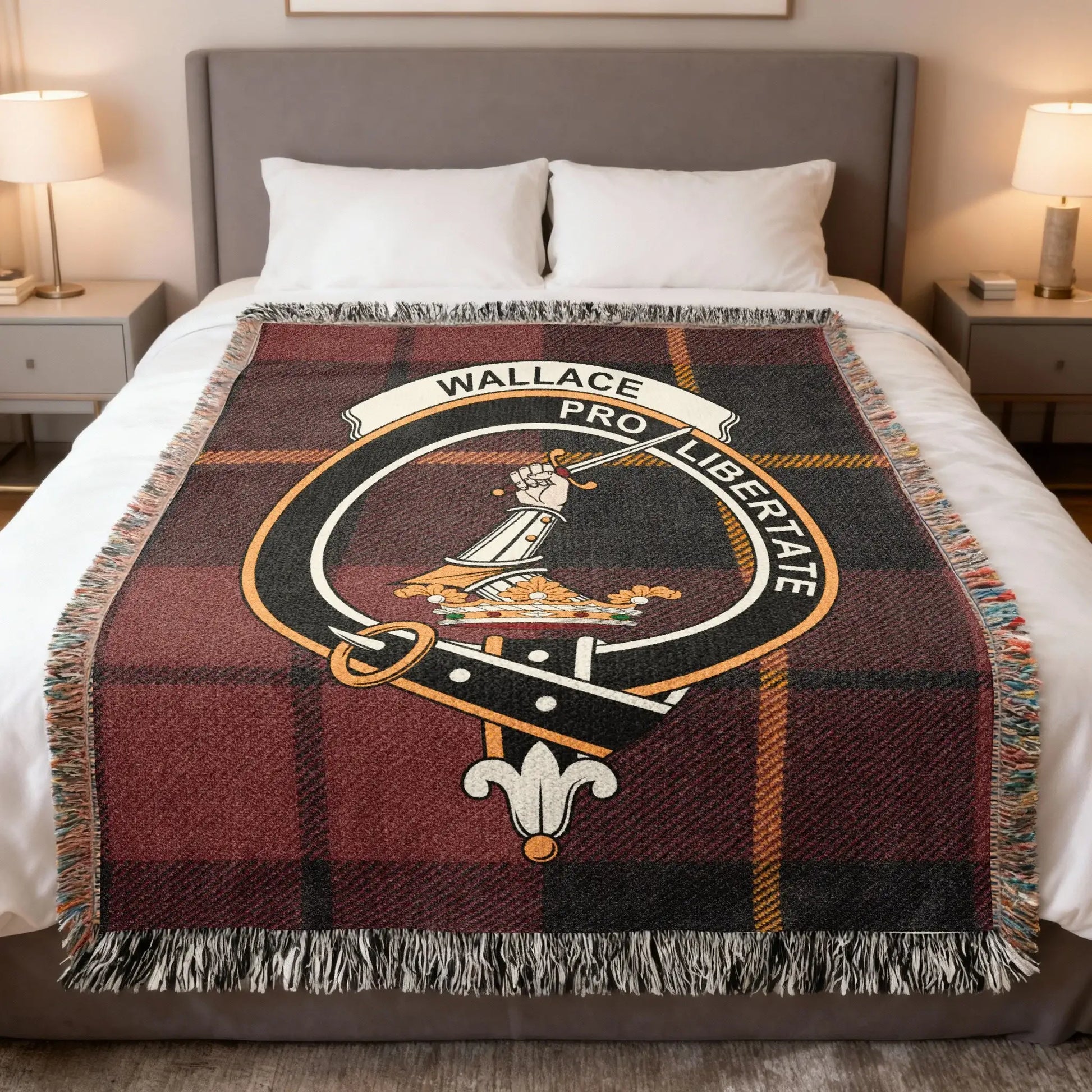 Wallace Pro Libertate Patterned Throw Blanket