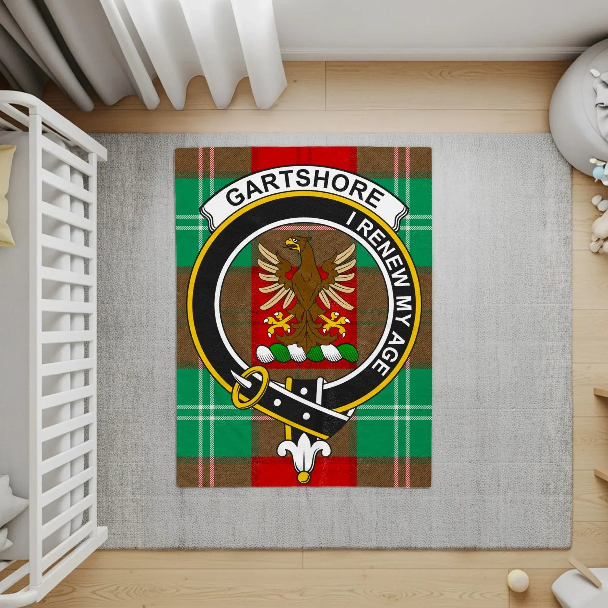 Gartshore I Renew My Age Tartan Rug product