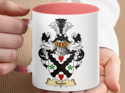 Clan Taylor Scottish Coat of Arms Mug - Living Stone Gifts