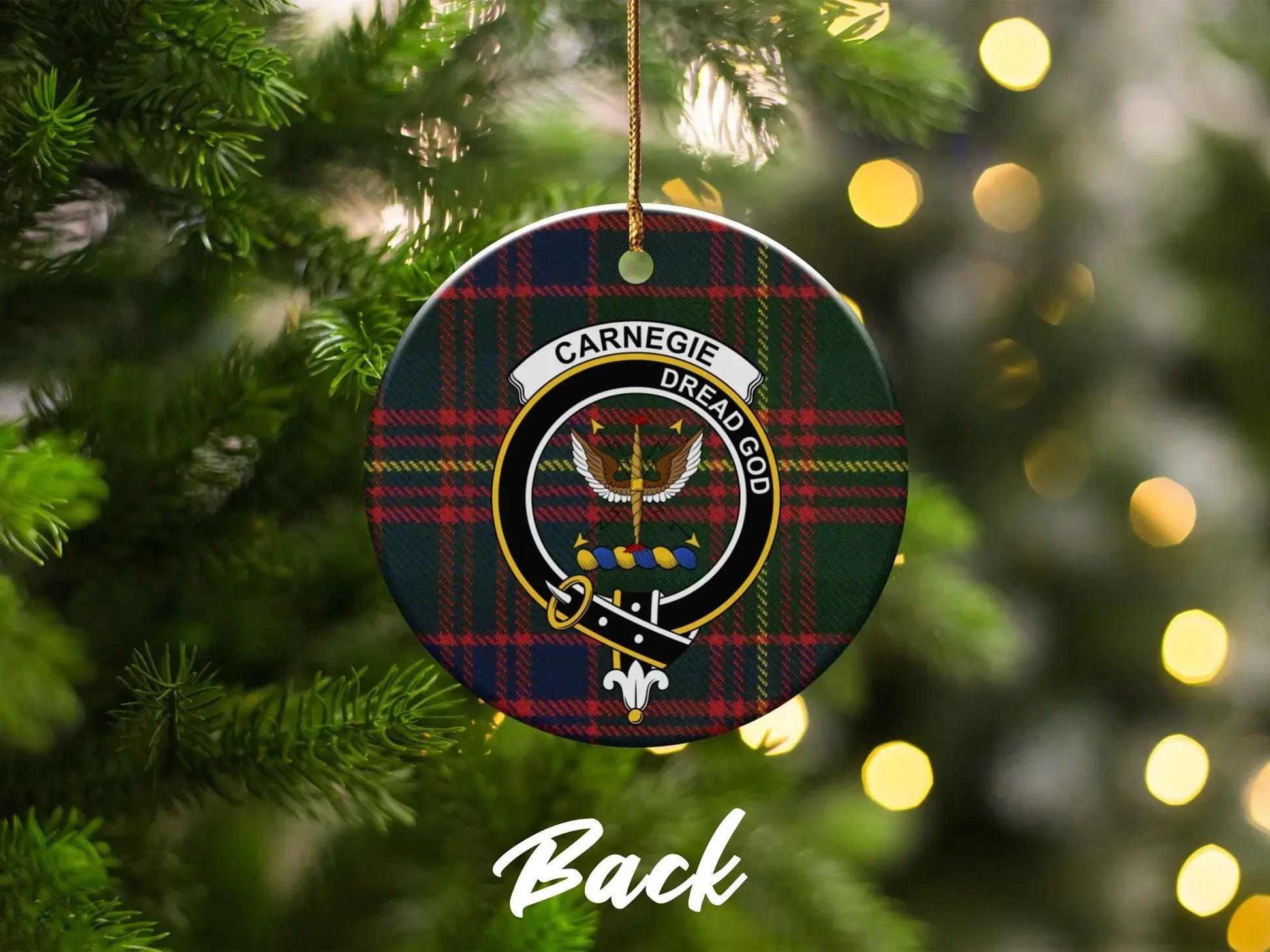 Carnegie Dread God Crest Ornaments Back product type