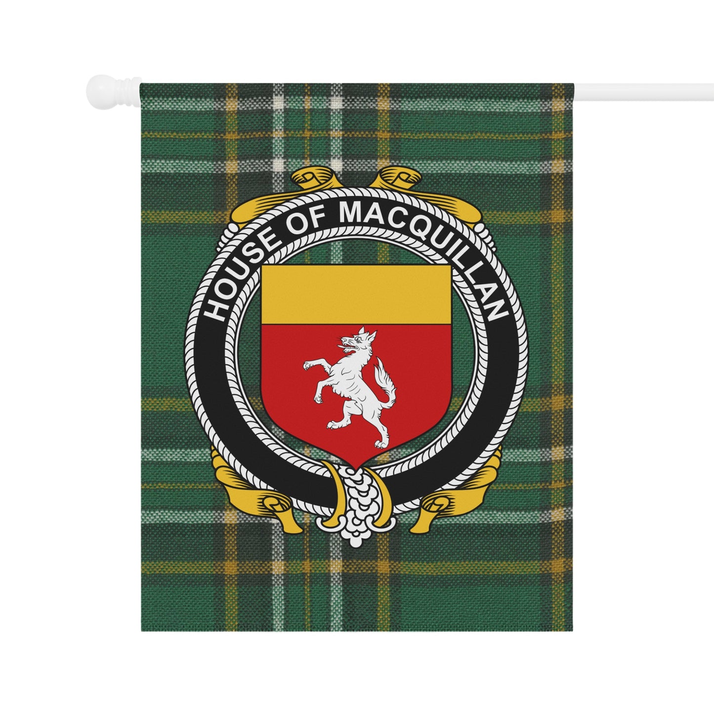House of MacQuillan Plaid Design Flag Decor