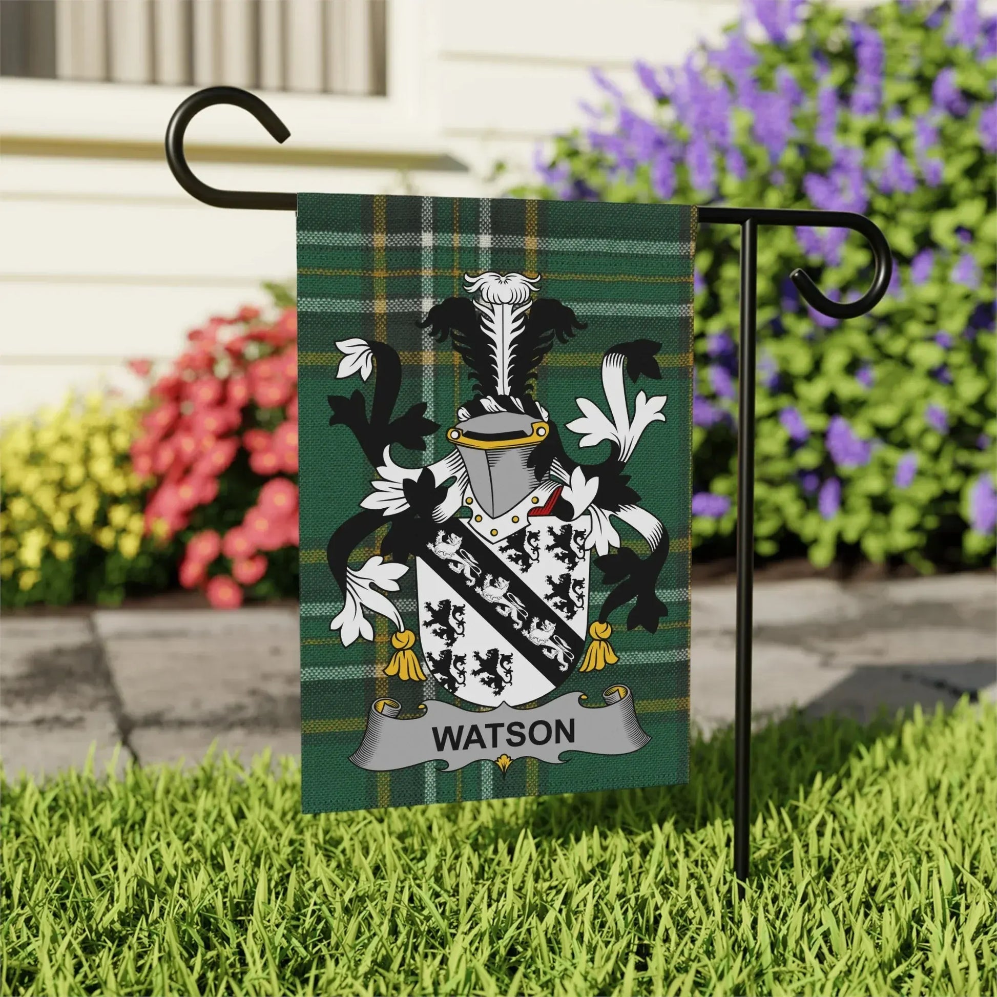 Watson Family Crest Garden Flag Decorative Product