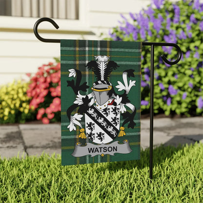 Watson Family Crest Garden Flag Decorative Product