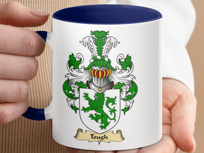 Clan Tovsh Scottish Coat of Arms Mug - Living Stone Gifts