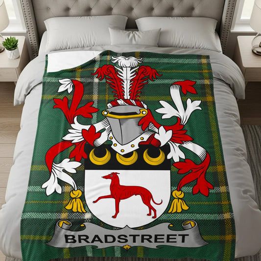 Custom Bradstreet Family Crest Blanket product