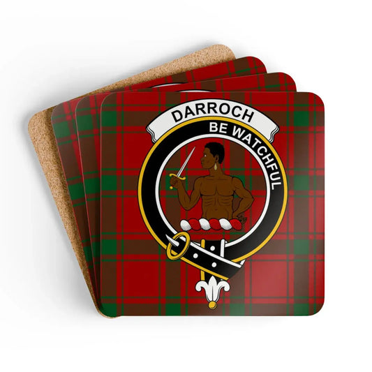 Darroch Be Watchful Tartan Coaster Set product type