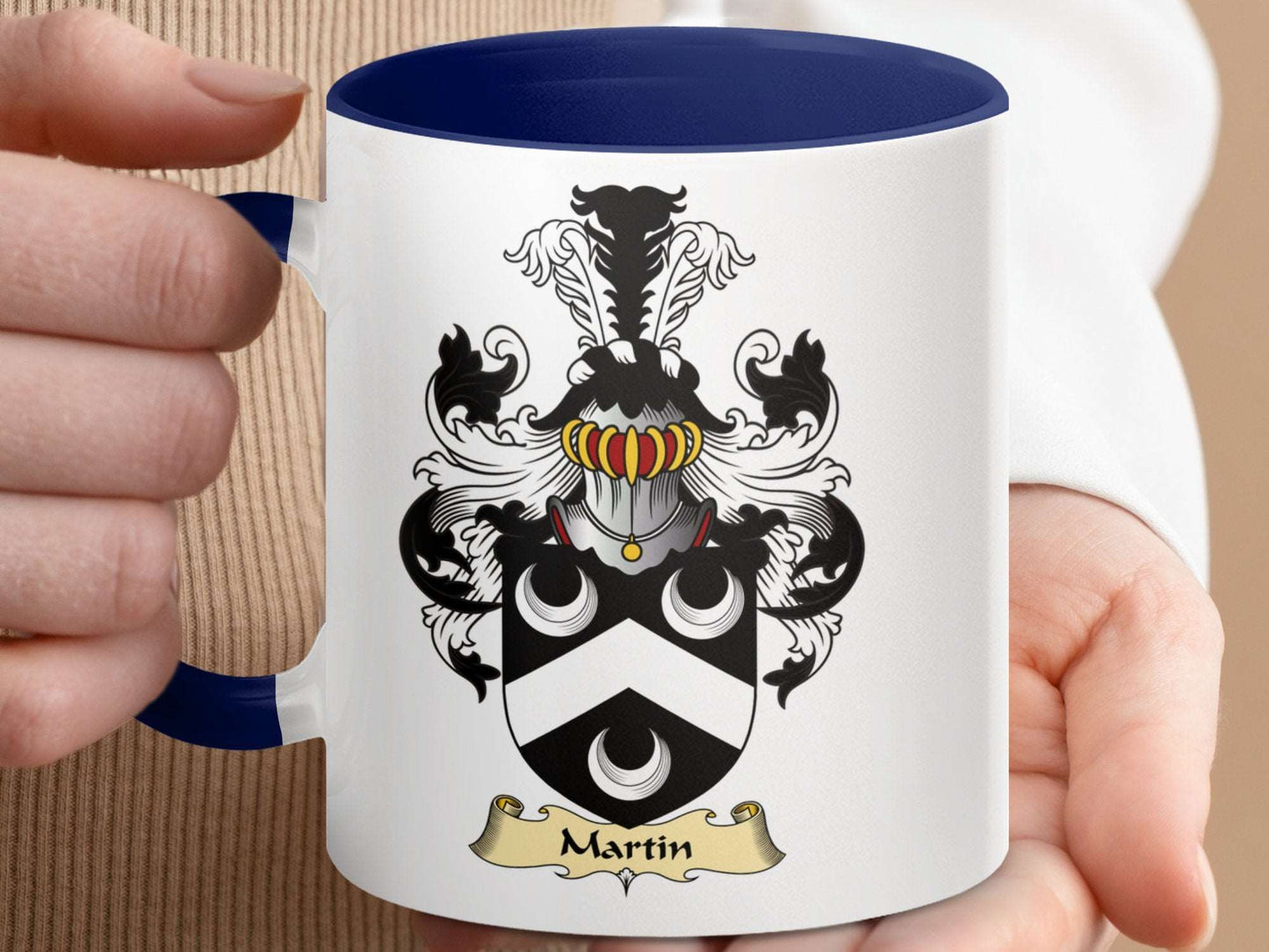 Beautiful Scottish Clan Surname Coat of Arms Mug - Living Stone Gifts