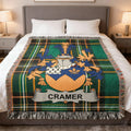 Cramer Family Crest Plaid Tartan Woven Throw product type