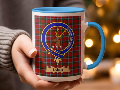 Scottish Clan Laird Crest Plaid Design Gift Mug - Living Stone Gifts