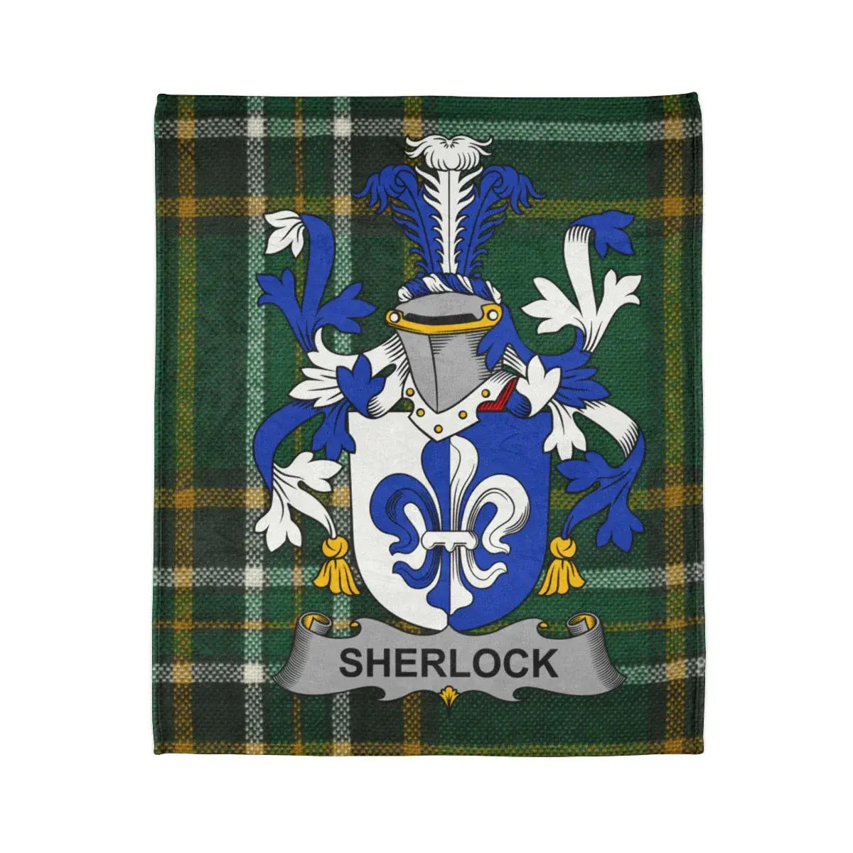 Sherlock Family Crest Checkered Pattern product