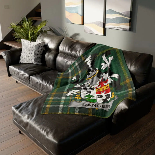 Dancer Tartan Family Crest Printed Sofa Blanket product