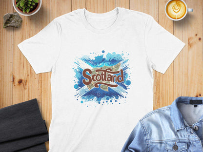 Beautiful Scotland Inspired Graphic Design T-Shirt - Living Stone Gifts