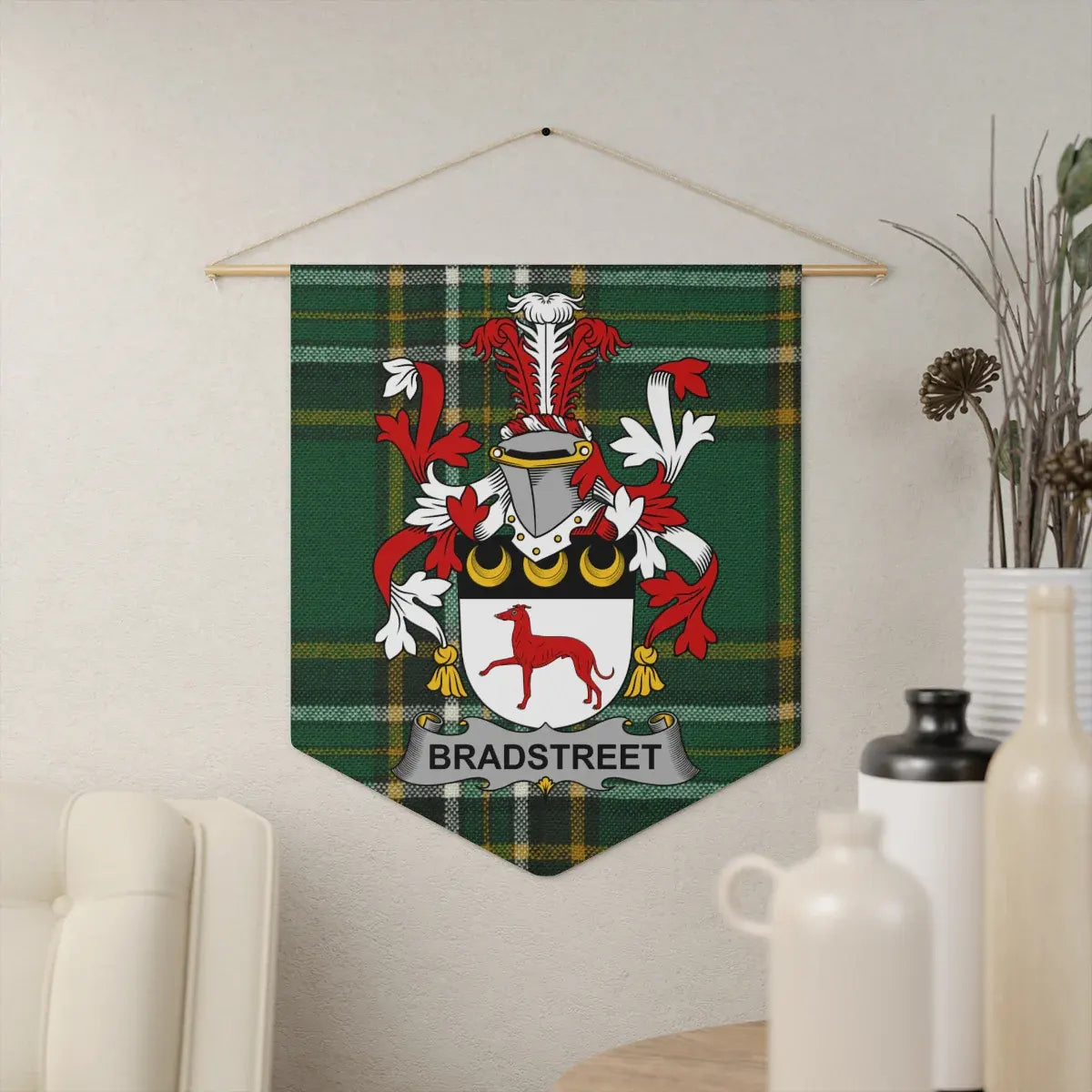Bradstreet Family Crest Wall Hanging Decor Product Type