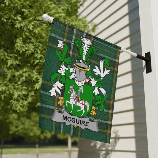 Personalized McGuire Family Crest Outdoor Flag product type
