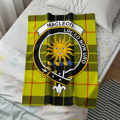 Luceo Non Uro Macleod Yellow Tartan Blanket product
