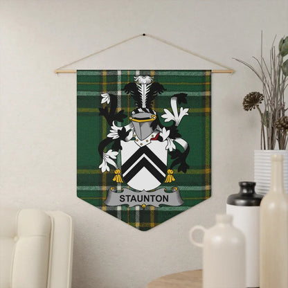 Family Heritage Plaid Coat of Arms Tapestry product