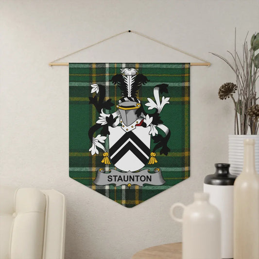 Family Heritage Plaid Coat of Arms Tapestry product