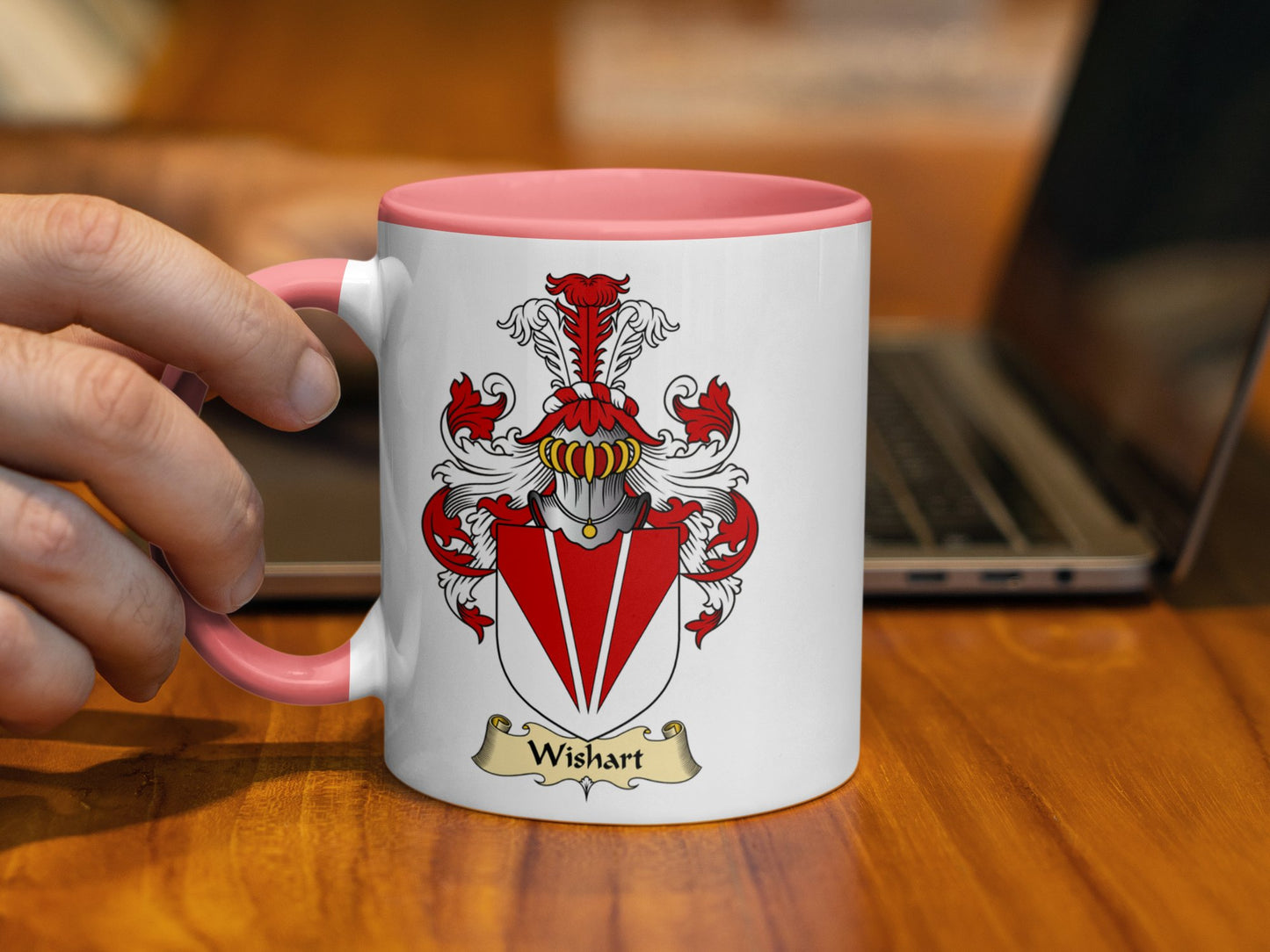 Wishart Scottish Coat of Arms Mug - Living Stone Gifts