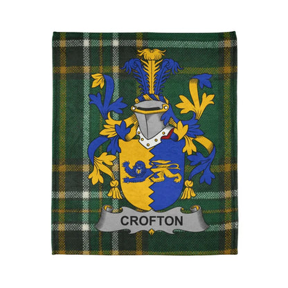 Crofton Coat of Arms Heraldic Blanket product