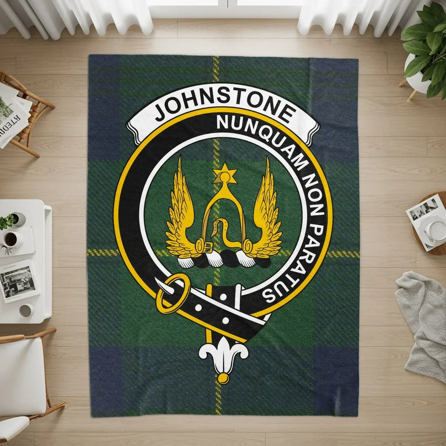 Johnstone Nunquam Non Paratus unique crest product