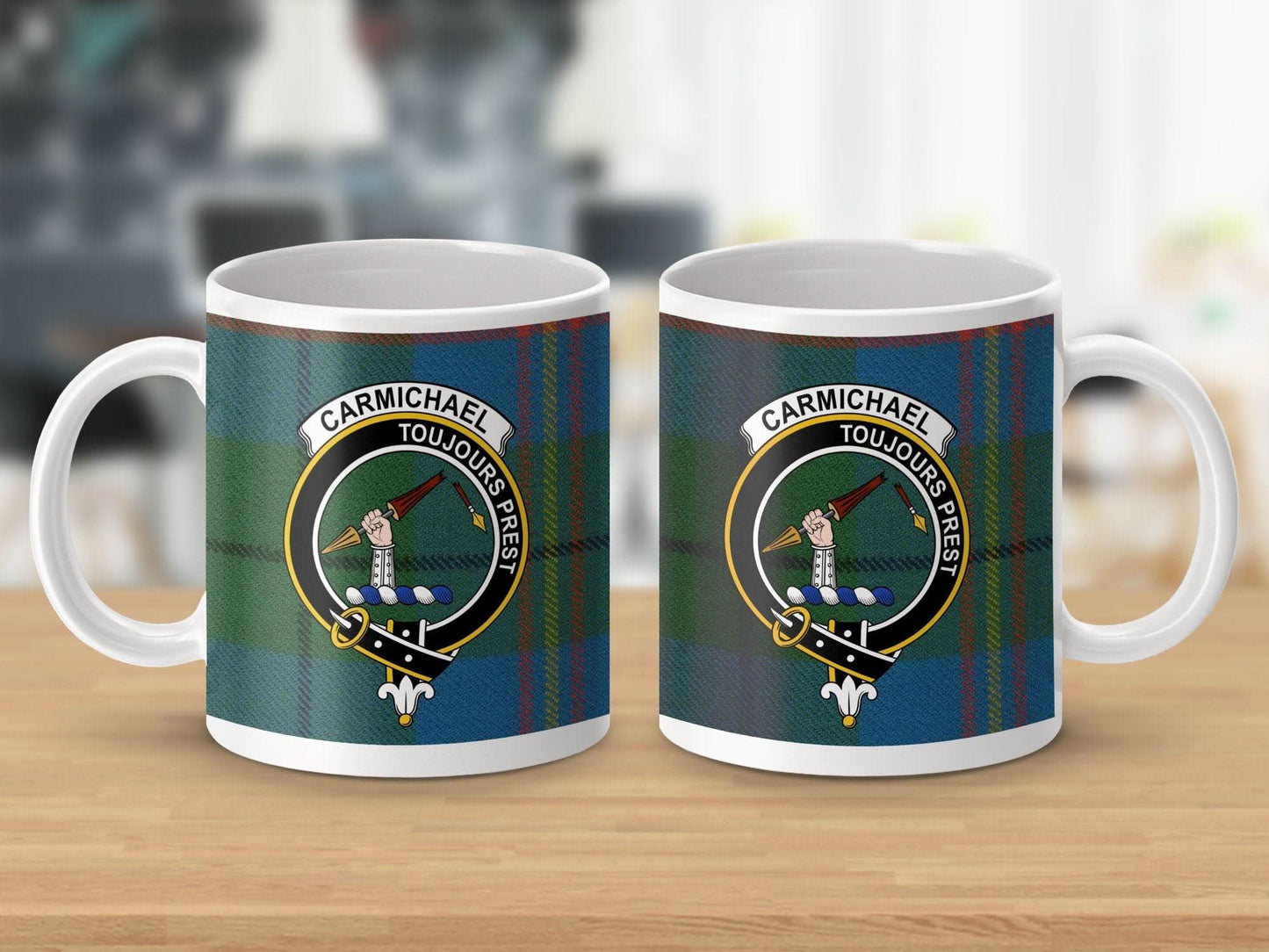 Carmichael Family Crest Design Coffee Mug product type