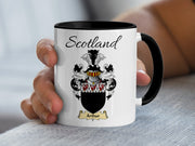 Arthur Scottish Family Crest Accent Mug