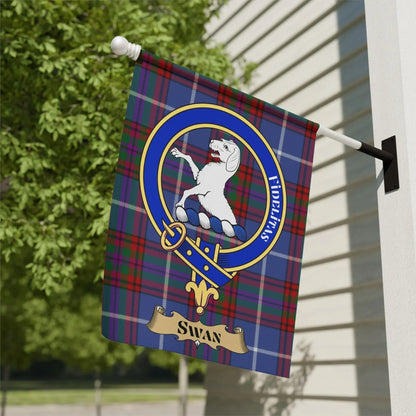 Swan Family Tartan Crest Plaque Decorative Flag product