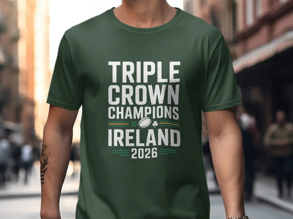 Triple Crown Champions Ireland 2026 Rugby Shamrock product type
