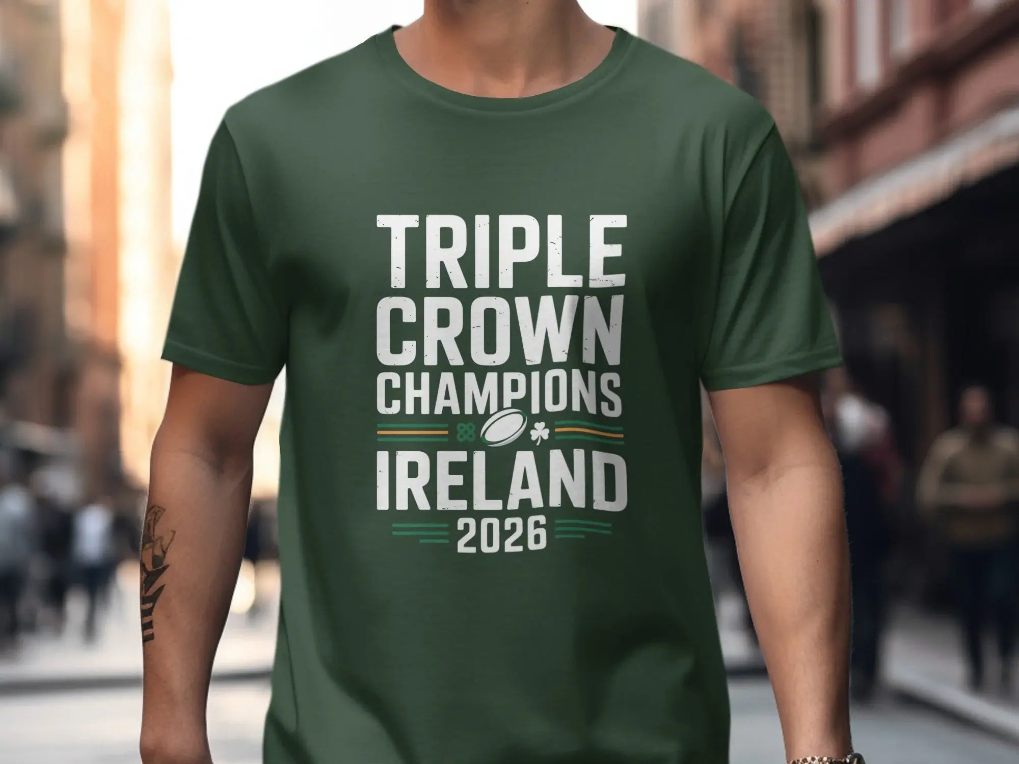Triple Crown Champions Ireland 2026 Rugby Shamrock product type