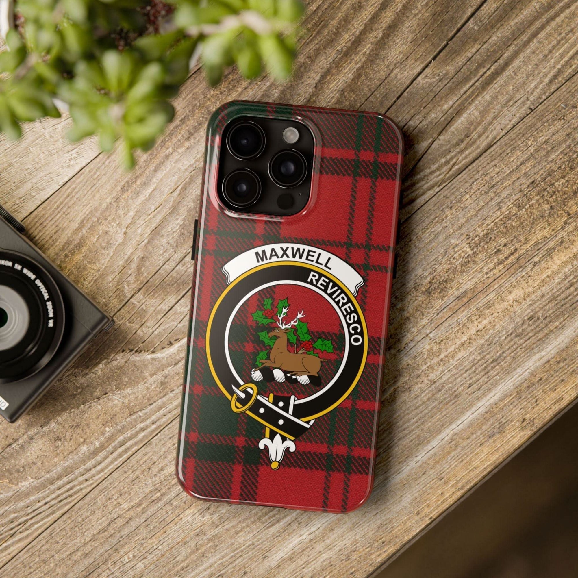 Maxwell Clan Scottish Tartan Cell Phone Case - Celtic Ancestry Gifts