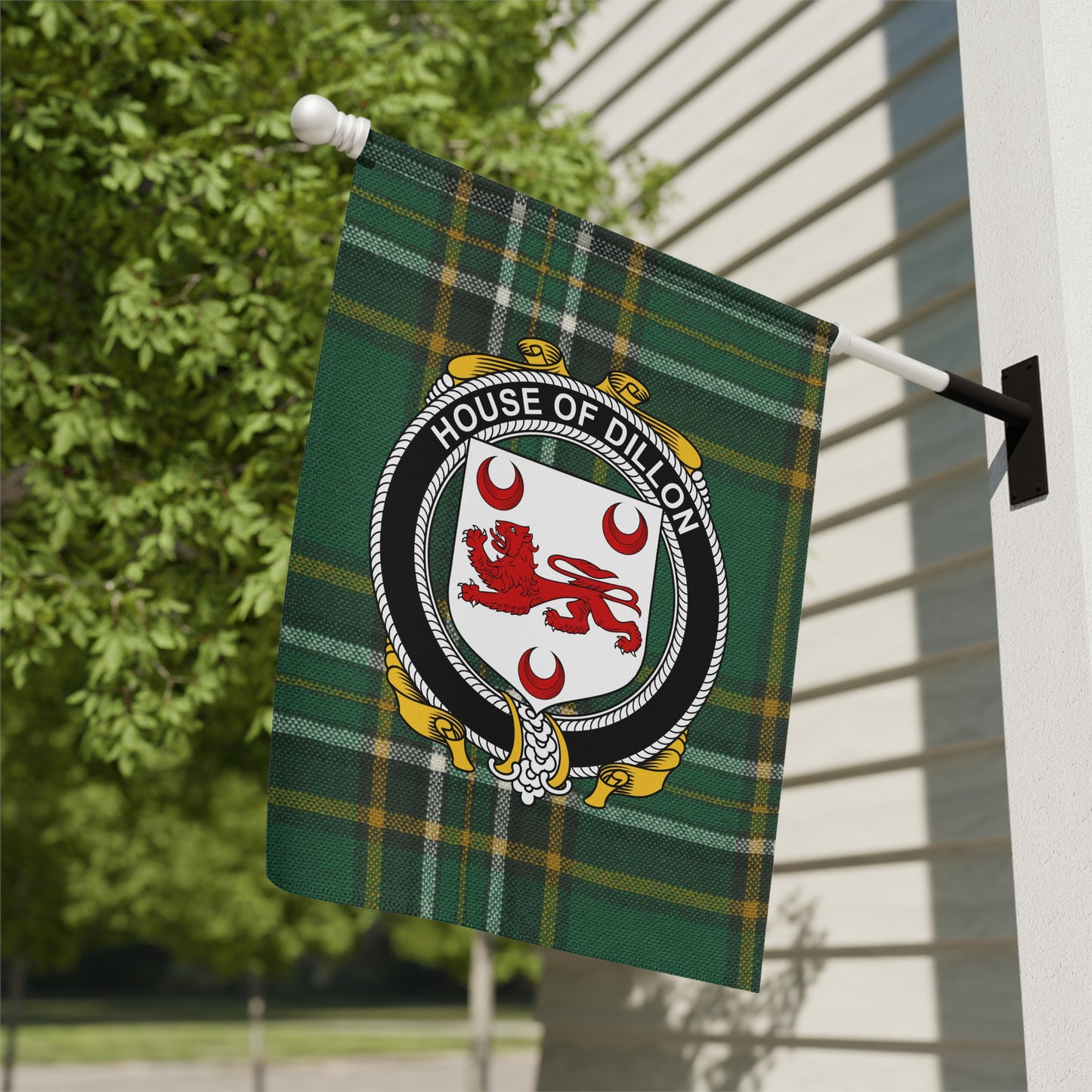 House of Dillon Flag Plaid Design Flag Product