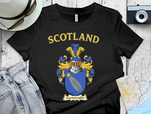 Scotland Cartwright Emblem Blue Shield T-Shirt product type
