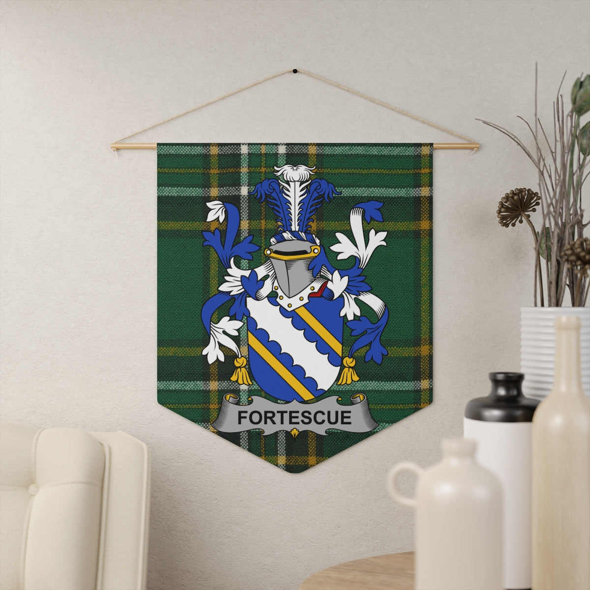 Fortescue Family Crest Wall Hanging Decor product type