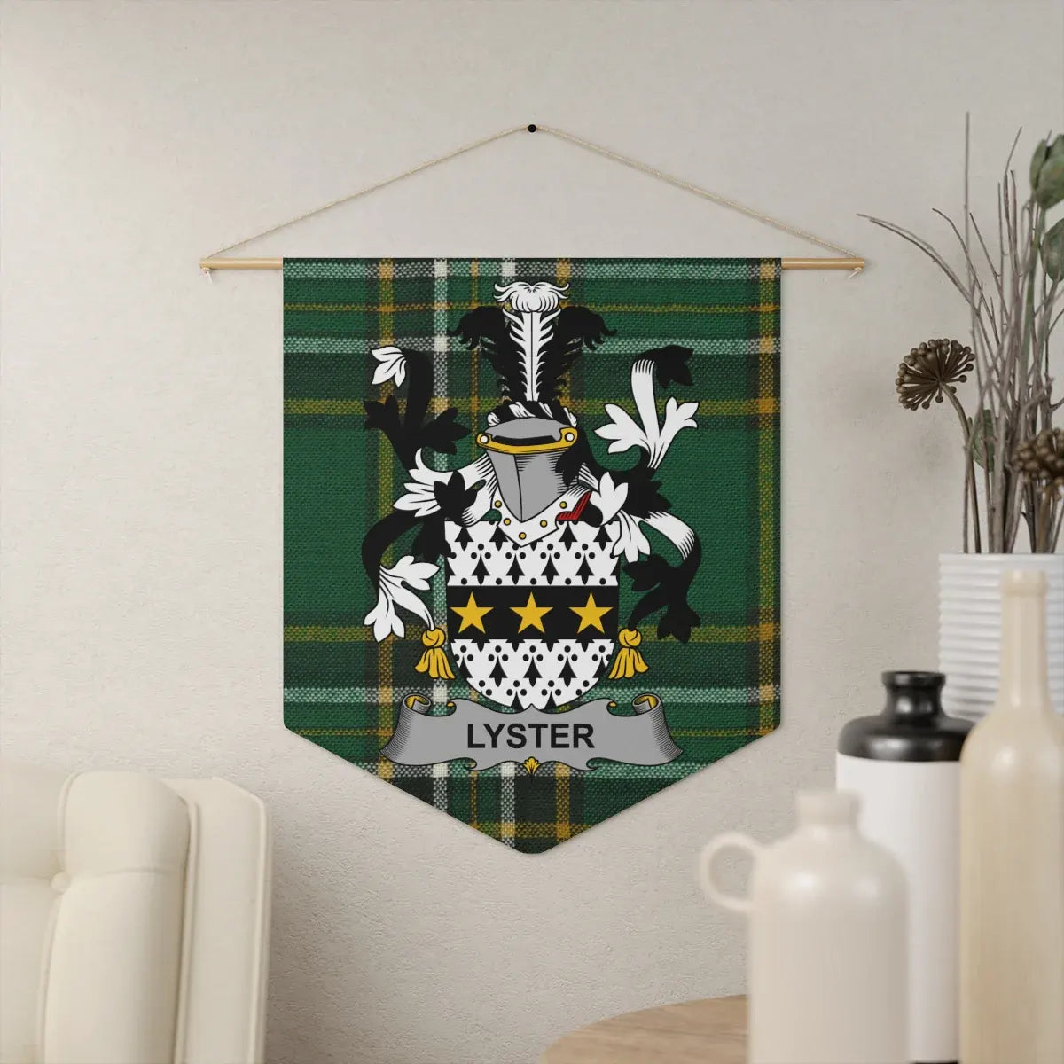 Custom Family Crest Wall Tapestry Decor Product