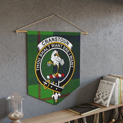 Cranstoun Clan Crest Banner Wall Hanging Product type