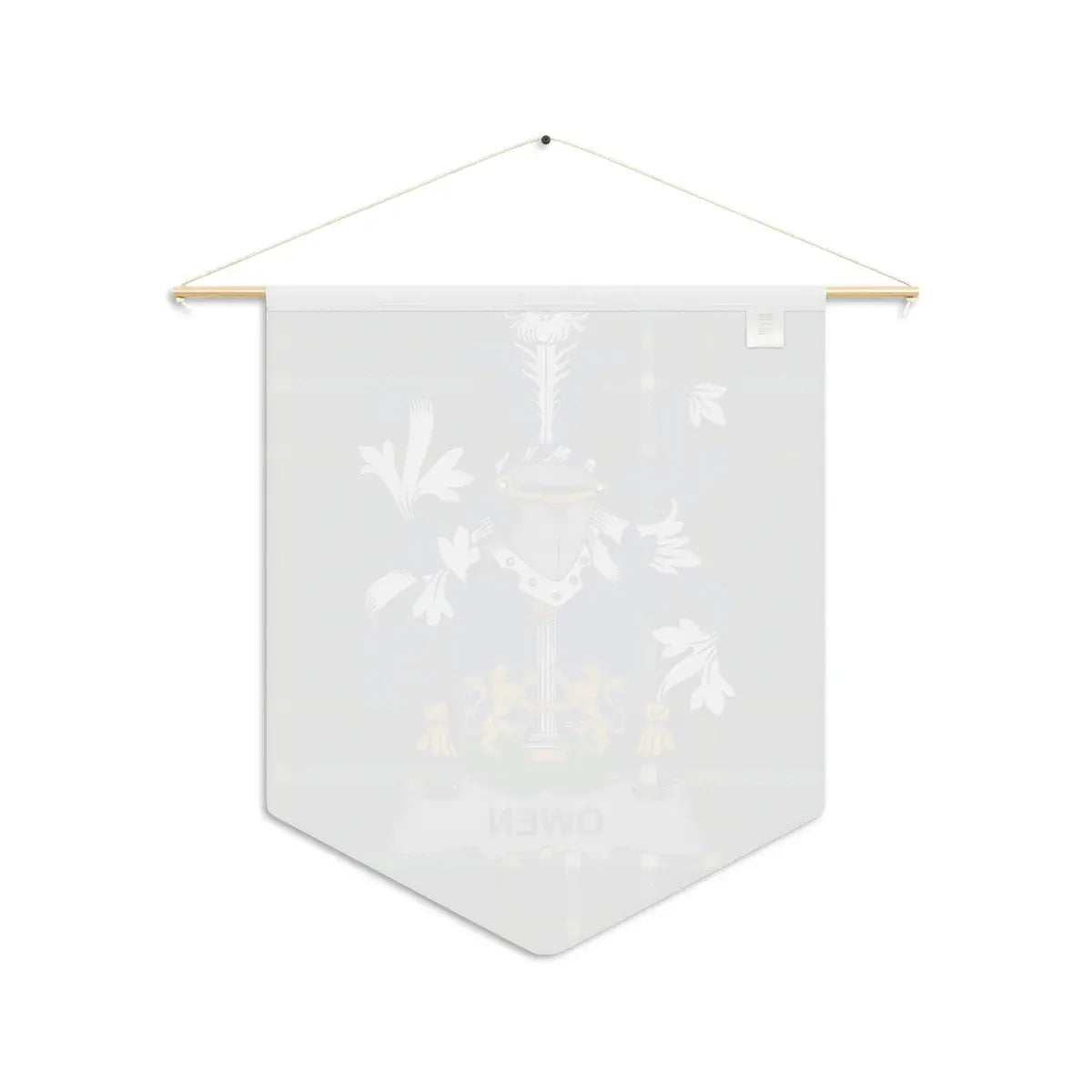 Family Crest Wall Hanging with Owen Name product type
