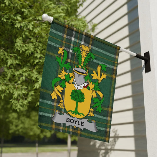 Boyle Family Crest Decorative Flag product