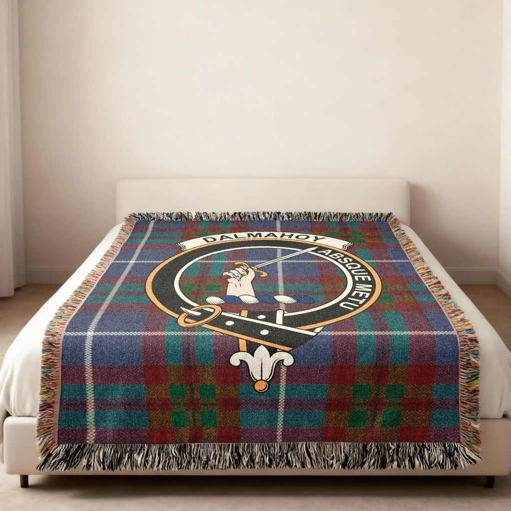 Dalmahoy Absque Metu Tartan Plaid Throw Blanket