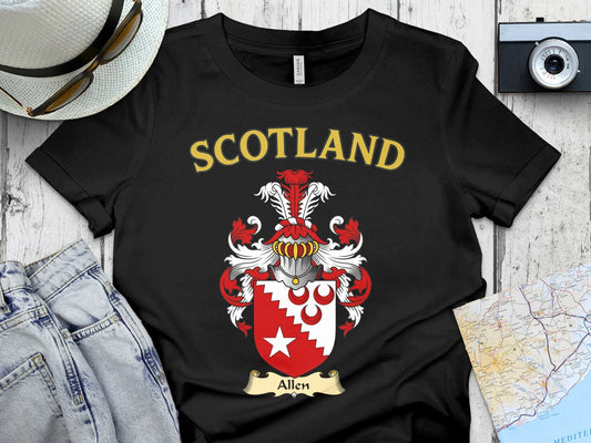 Scotland Coat of Arms Personalized T-Shirt product type