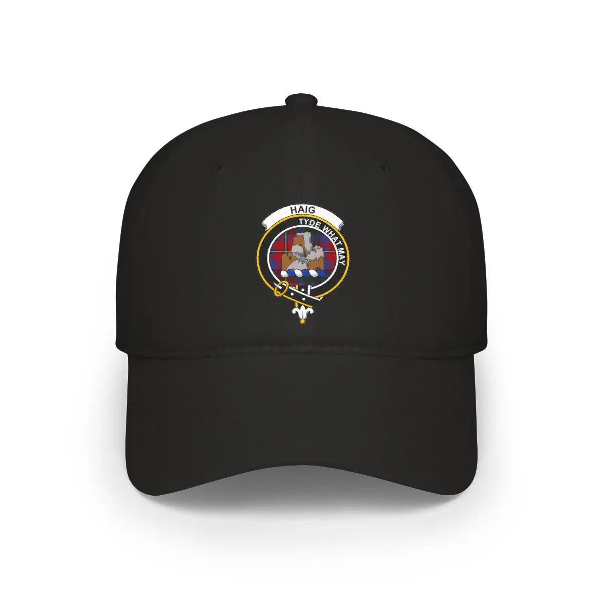 Haig Tyde What May Embroidered Black Cap